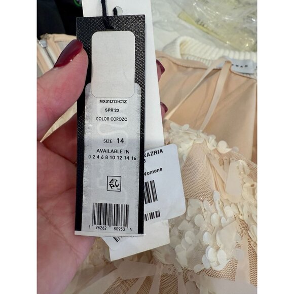 BCBGMaxazria Strapless Sequin Paiette Corset Dress NWT - Size 14 - Picture 6 of 9